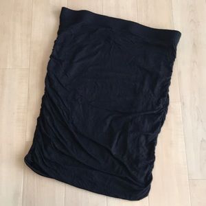 Motherhood Maternity Ruched Pencil Skirt